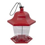 Pennington Songbird Lantern Bird Feeder, Red, 8 in