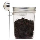 Jarware Coffe Scoop Lid for Wide Mouth Mason Jars,
