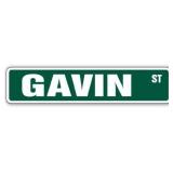 Gavin Street Sign Childrens Name Room Sign | Indoo