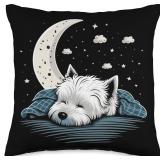 Napping Westie Pajama West Highland White Terrier