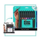 BIC BodyMark Temporary Tattoo Markers for Skin, Co