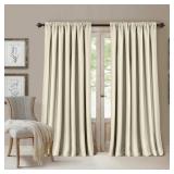 All Seasons Ivory Solid Polyester 52(in)X95(in) Ro