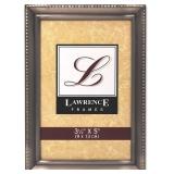 Lawrence Frames Antique Pewter 3x5 Picture Frame,