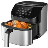 RAMJOY Air Fryer 6.8 Quarts, 10-in-1 Functions, Ai
