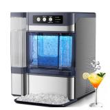 Nugget Ice Maker Countertop, 44Lbs/24H with 0.8 Ga