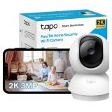 TP-Link Tapo 2K Pan Tilt Security Camera, Baby Mon