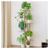 Metal Plant Stand, Indoor & Outdoor 6 Tier 7 Potte