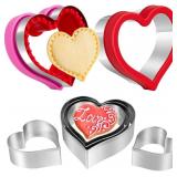 Heart Cookie Cutter Set, 8 Pieces, Valentines Day