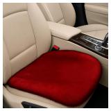Sheepskin Car Seat Cushion, Soft Faux Fur Auto Sea