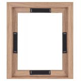 MCS Canvas Float Frames 8x10 Frame, Walnut Wood Gr