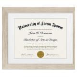 Americanflat 11x14 Diploma Frame with Shatter-Resi