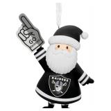 Hallmark NFL Las Vegas Raiders Santa Fan Christmas