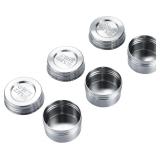 Stainless Steel Condiment Cups with Lids, Set of 3