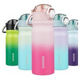 BJPKPK 18oz Insulated Water Bottle with Straw Stai