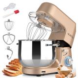 KUCCU Stand Mixer, 9.5 Qt 660W, 6-Speed Tilt-Head
