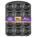 Wilton 2105-6789 Perfect Results Nonstick 12-Cup M