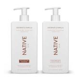 Native Coconut & Vanilla Shampoo and Conditioner C