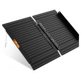 Black Aluminum Ramp 2FT, With Non-Slip Surface Whe