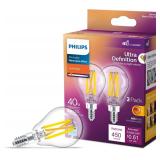 PHILIPS LED 40W A15 E12 Base 2-Pack Ultra Definiti