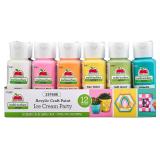 Apple Barrel, Ice Cream Inspired Colors, Multi-Sur