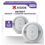 Kidde Smoke & Carbon Monoxide Detector, 10-Year Ba
