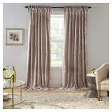 Elrene Home Fashions Korena Tie-Top Crushed Velvet