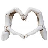Skeleton Hands Statue,Heart Hands Sculpture,Hand G