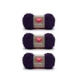 Red Heart Scrubby Grape Yarn - 3 Pack of 100g/3.5o