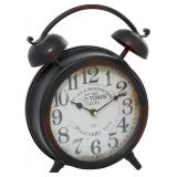 Deco 79 Metal Clock with Bell Style Top, 10' x 4'