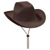 Beistle Brown Felt Cowboy Hat