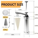 Cookie Press Gun & Cookie Maker Machine with 8 Pip