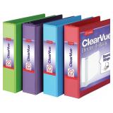 Cardinal 3 Ring Binders, 2 Inch Binder with Round