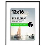 Americanflat 12x16 Floating Picture Frame with Sha