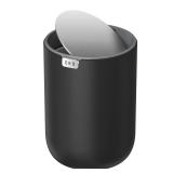 EKO Fandy 0.58 Gal/2.2L Mini Trash Can with Lid, S