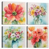 The Mode Art Canvas Art Fresh Flower Print Wall Ar