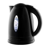 1.7L Black BPA-Free Electric Kettle, Fast Heating
