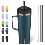 BJPKPK Insulated Tumbler with Handle, 30oz Insulat