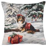Shetland Sheepdog Sheltie Dog Christmas Tree Merry