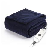 Sunbeam Electric Throw Royal Luxe Microplush Heate