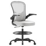 Ergonomic Drafting Chair, Tall Office Chair with F