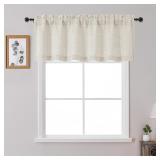 OWENIE Natural Valances for Windows 1 Pcs 20 Inch