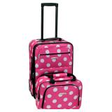 Rockland F102 Luggage Printed Luggage Set, Pink Do