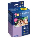 EPSON T584 Standard Capacity Ink & Paper Combo Pac