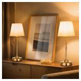 VEVOR Cordless Table Lamp, 2 Pack, 5200mAh Built-i