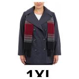 London Fog Pea Coat Double Breasted Peacoat With S