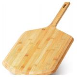 Pizza Peel, Premium Bamboo Pizza Spatula Paddle Cu