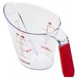 Farberware Pro Angled Measuring Cup, 1-Cup, Red