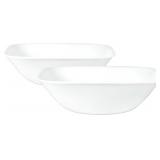 Corelle Square Bowl Bulk (2 Pack), Pure White