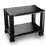 2-Tier Printer Stand with Wheels