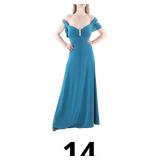 R&M Richards Womens Long Cocktail - Evening Gown